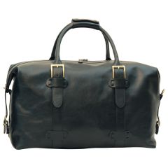 Cowhide leather Travel Bag - Black