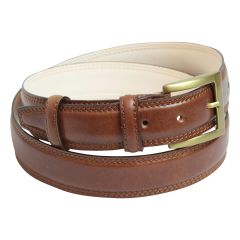 Leather belt - Brown