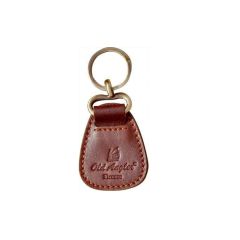 Old Angler Leather Key Chain - Brown