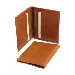 Leather card holder - colonial