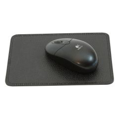 Leather Mouse pad - black