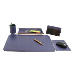 Leather desk kit - 5 pcs 