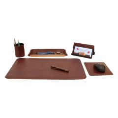 Leather desk kit - 5 pcs