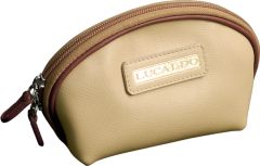 Selective leather Accessory Case - Sandy Brown/Brown