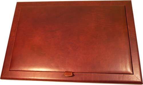 Leather Desk Pad Brown 754805ma Us Old Angler Firenze