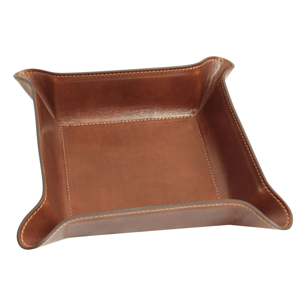 Leather Catchall Tray Brown, Men’s Leather Catchall Tray