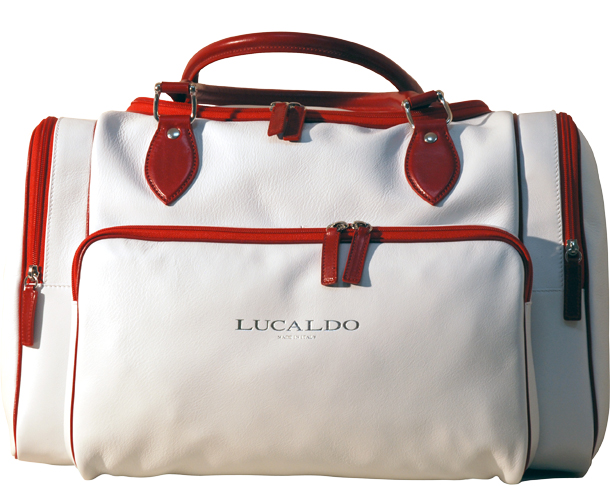 Selective Leather Duffel Bag